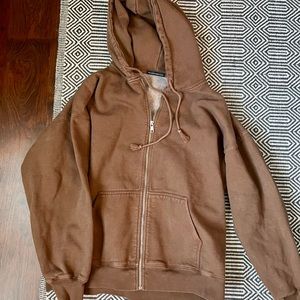 Oversized Brandy Melville hoodie. Brown.